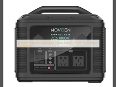 বহুমুখী বহনযোগ্য পুনর্নবীকরণযোগ্য বিদ্যুৎ কেন্দ্র 1200W বহিরঙ্গন অ্যাডভেঞ্চারের জন্য