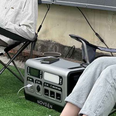 2048WH 2200W ব্যালকনি সৌর শক্তি সঞ্চয় ব্যালকনি পোর্টেবল শক্তি স্টেশন